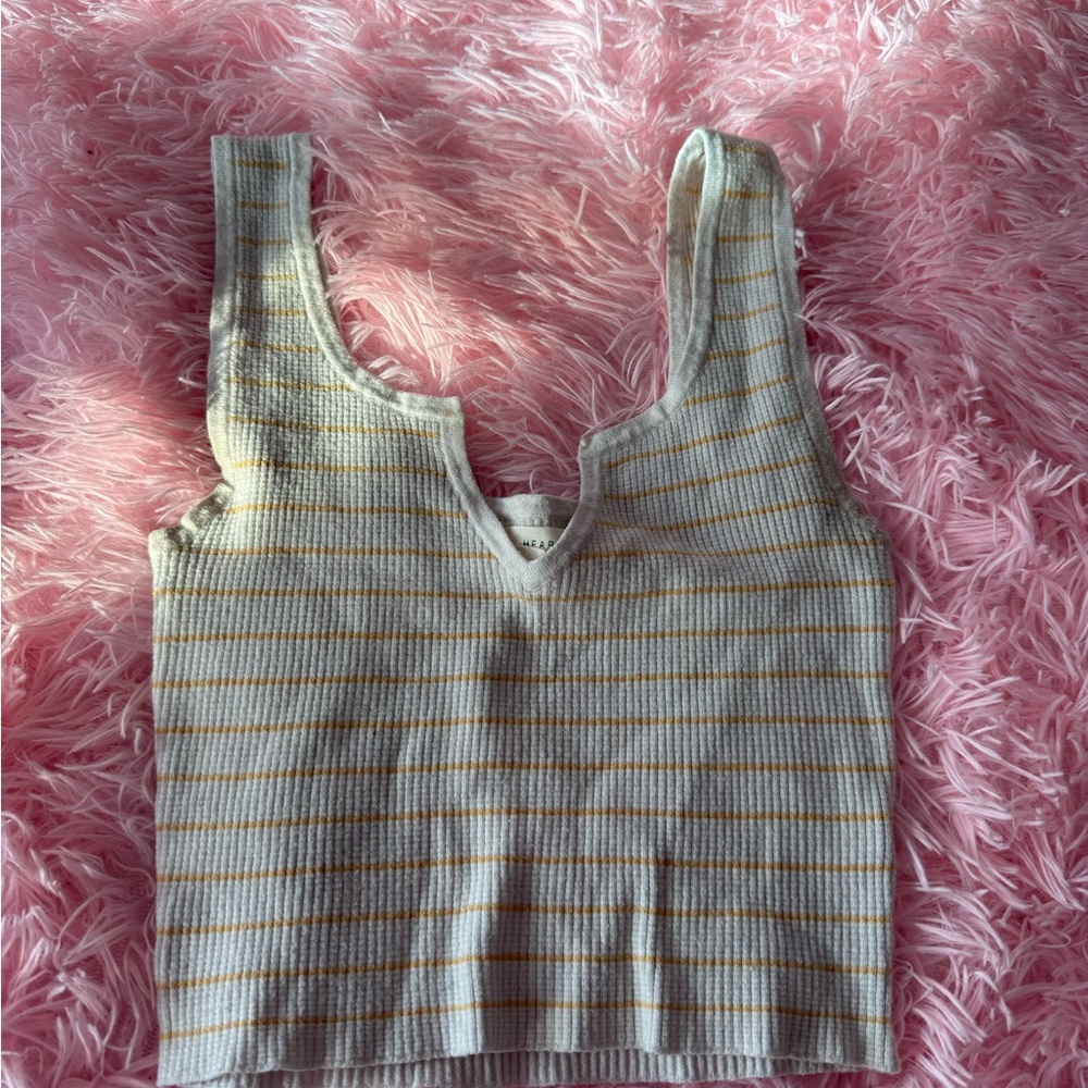 Striped Knit Tank Top